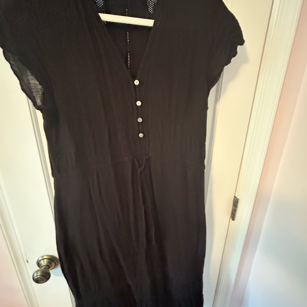 Rails Black Midi Dress medium